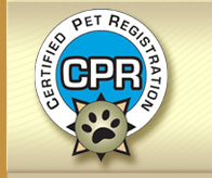 Certified Pet Registration (CPR) registered